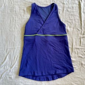 Lululemon Racer Back Athletic Tank - Blue - Size 6